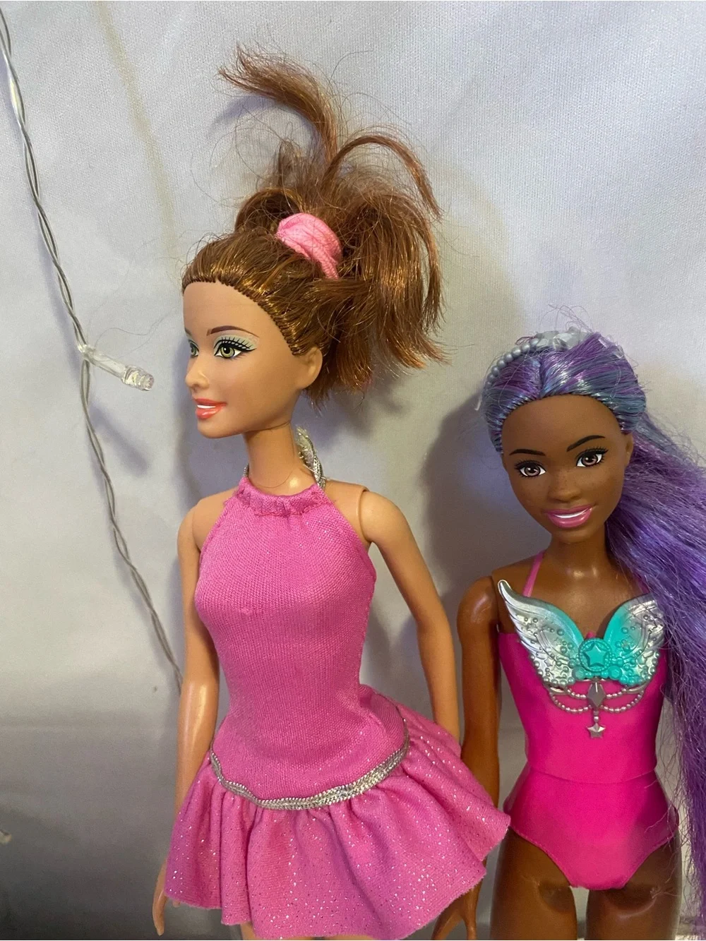 Pink Fashion Doll Set with Purple-Haired Doll - Kids Toys